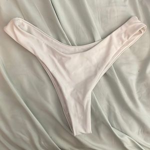 White thong bikini